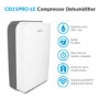 GRADE A2 - electriQ 25 Litre Smart App Alexa Low Energy Dehumidifier with HEPA and UV Air Purifier