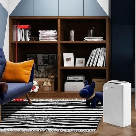 GRADE A2 - electriQ 25 Litre Smart App Alexa Low Energy Dehumidifier with HEPA and UV Air Purifier