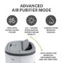 Refurbished electriQ 25 Litre Smart App Alexa Low Energy Dehumidifier with HEPA and UV Air Purifier