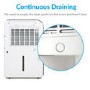 GRADE A2 - electriQ 25 Litre Smart App Alexa Low Energy Dehumidifier with HEPA and UV Air Purifier