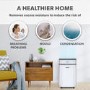 Refurbished electriQ 25 Litre Smart App Alexa Low Energy Dehumidifier with HEPA and UV Air Purifier
