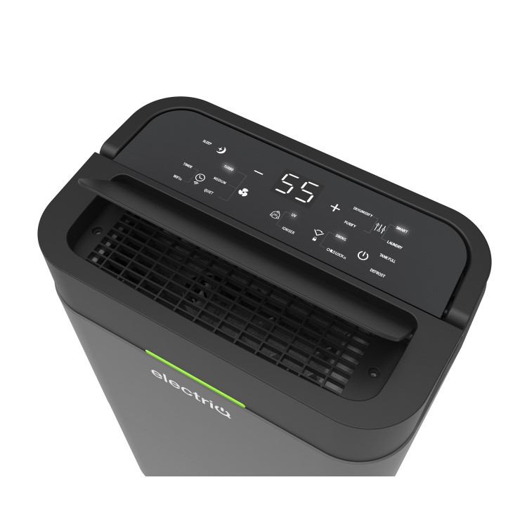 electriQ EcoPlus 35L Low-Energy Smart Laundry Dehumidifier & True HEPA Air Purifier