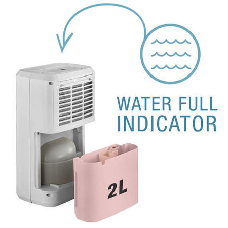 GRADE A1 - 10 litre Digital Dehumidifier with Humidistat for up to 3 bed house 
