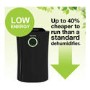 GRADE A2 - electriQ 20L Low Energy Premium Black Dehumidifier for 2 to 5 bed houses