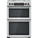 A1/CD67G0CCX Refurbished Hotpoint Cannon CD67G0CCX 60cm Double Oven Gas Cooker Stainless Steel
