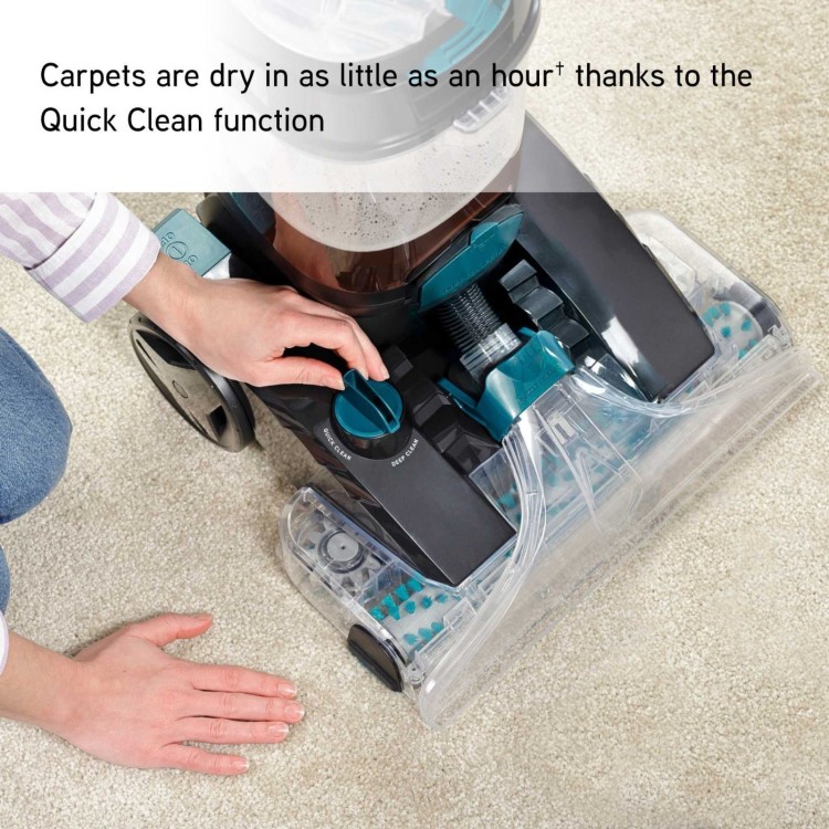 VAX CDCW-PMXP Platinum Power Max Pet Carpet Cleaner – Deep Cleaning for Homes with Pets Black & Teal