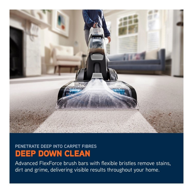 Vax Platinum SmartWash Classic CDCW-SWXC Carpet Cleaner – Deep Carpet Cleaning Stain Removal & Fast Drying Silver & Blue