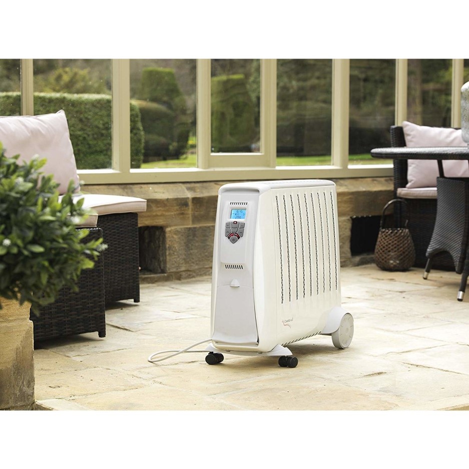 Dimplex Cadiz 2kW Portable Oil free electric radiator with 2 heat settings adjustable thermostat