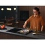 Refurbished AEG CDE84543FB 83cm 4 Zone Venting Induction Hob With Double Bridge Zones Duct Out Only Black