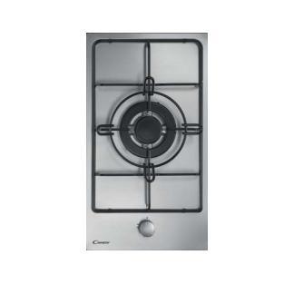 Candy CDG31SPX Single Burner Domino Wok Gas Hob Stainless Steel
