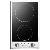 Candy CDH32/1X 2 Zone Ceramic Hob Stainless Steel Trim