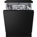 CDA Integrated Dishwasher - Hygiene cycle, Black control panel