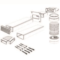 Zanussi CDK5FR Ducting Kit 3m flex 5 inch