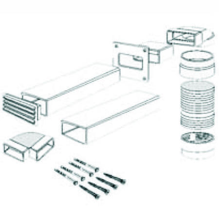 Zanussi CDK5FR Ducting Kit 3m flex 5 inch