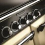 Rangemaster CDL100DFFBLB Classic Deluxe 100cm Dual Fuel Range Cooker - Black & Brass