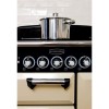 Rangemaster 114830 Classic Deluxe 100cm Electric Range Cooker With Induction Hob - Olive Green Brass