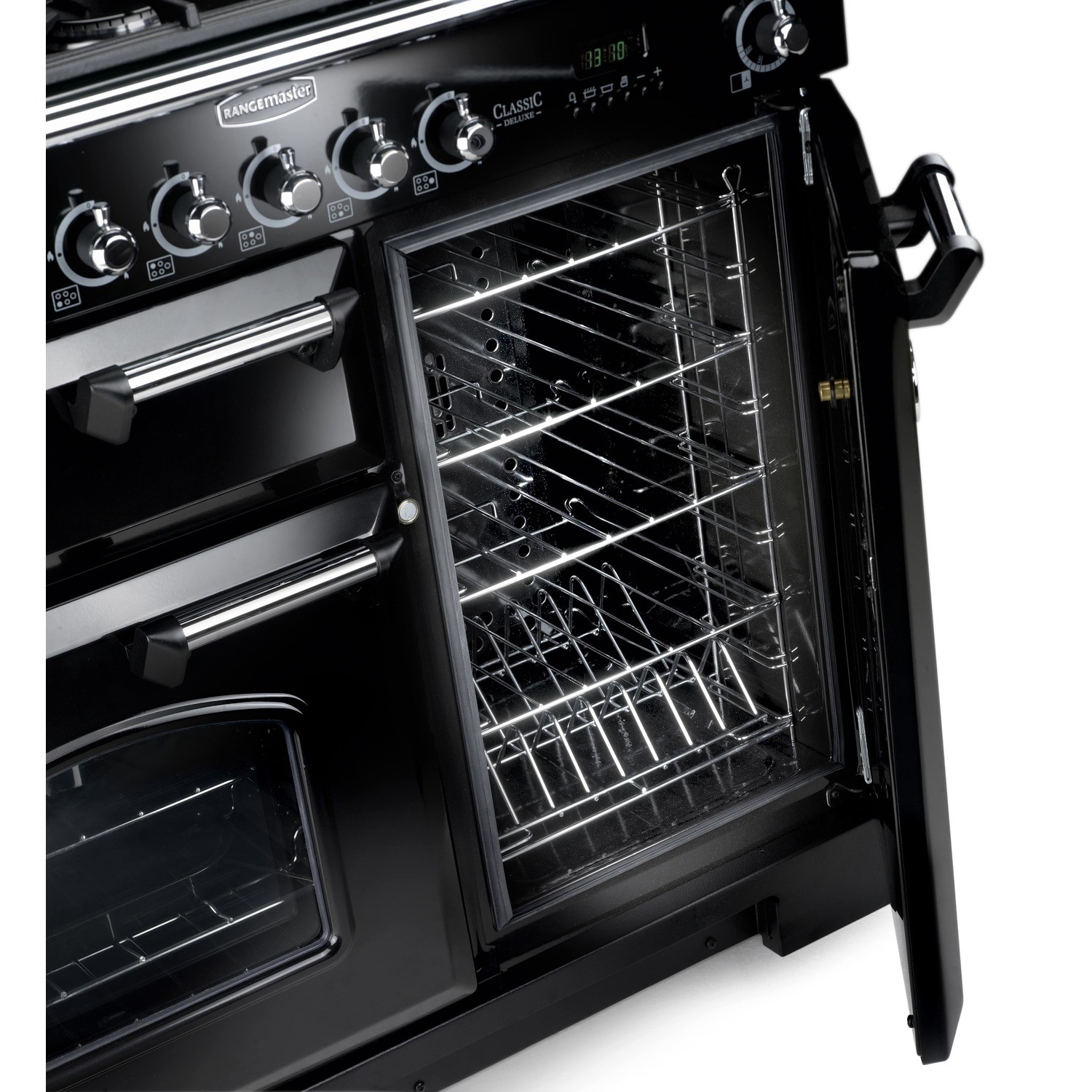 Rangemaster CDL100EIBLC Classic Deluxe 100cm Electric Range Cooker with