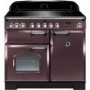 Rangemaster 95950 Classic Deluxe 100cm Electric Range Cooker with Induction Hob in Taupe and Chrome