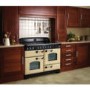 Rangemaster CDL110DFFCRC Classic Deluxe 110cm Dual Fuel Range Cooker - Cream & Chrome