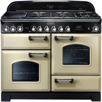 Rangemaster CDL110DFFCRC Classic Deluxe 110cm Dual Fuel Range Cooker - Cream & Chrome