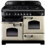 Rangemaster CDL110DFFCRC Classic Deluxe 110cm Dual Fuel Range Cooker - Cream & Chrome