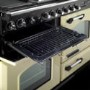 Rangemaster CDL110DFFBLB Classic Deluxe 110cm Dual Fuel Range Cooker - Black & Brass