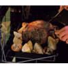 Rangemaster 73160 - 110cm Dual Fuel Range Cooker With Solid Doors - Black With Chrome Trim