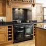 Rangemaster 86760 Classic Deluxe 110cm Electric Range Cooker With Ceramic Hob - Latte And Chrome