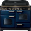 Rangemaster 113100 Classic Deluxe 110cm Electric Range Cooker With Induction Hob - Blue Brass