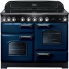 Rangemaster 113090 Classic Deluxe 110cm Electric Range Cooker With Induction Hob - Blue Chrome