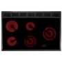 Rangemaster 84510 Classic Deluxe 90cm Electric Range Cooker With Ceramic Hob - Cranberry And Brass