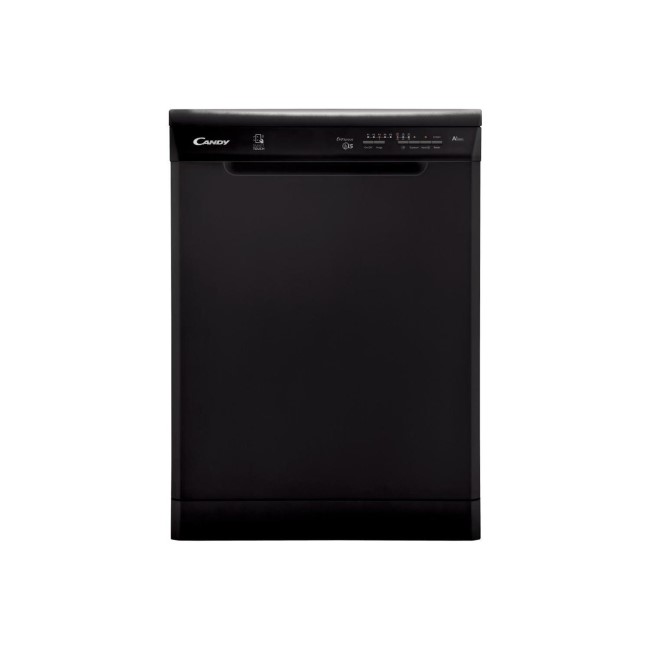 GRADE A2 - Candy Smart Touch CDP1LS57B 15 Place Freestanding SMART Dishwasher - Black