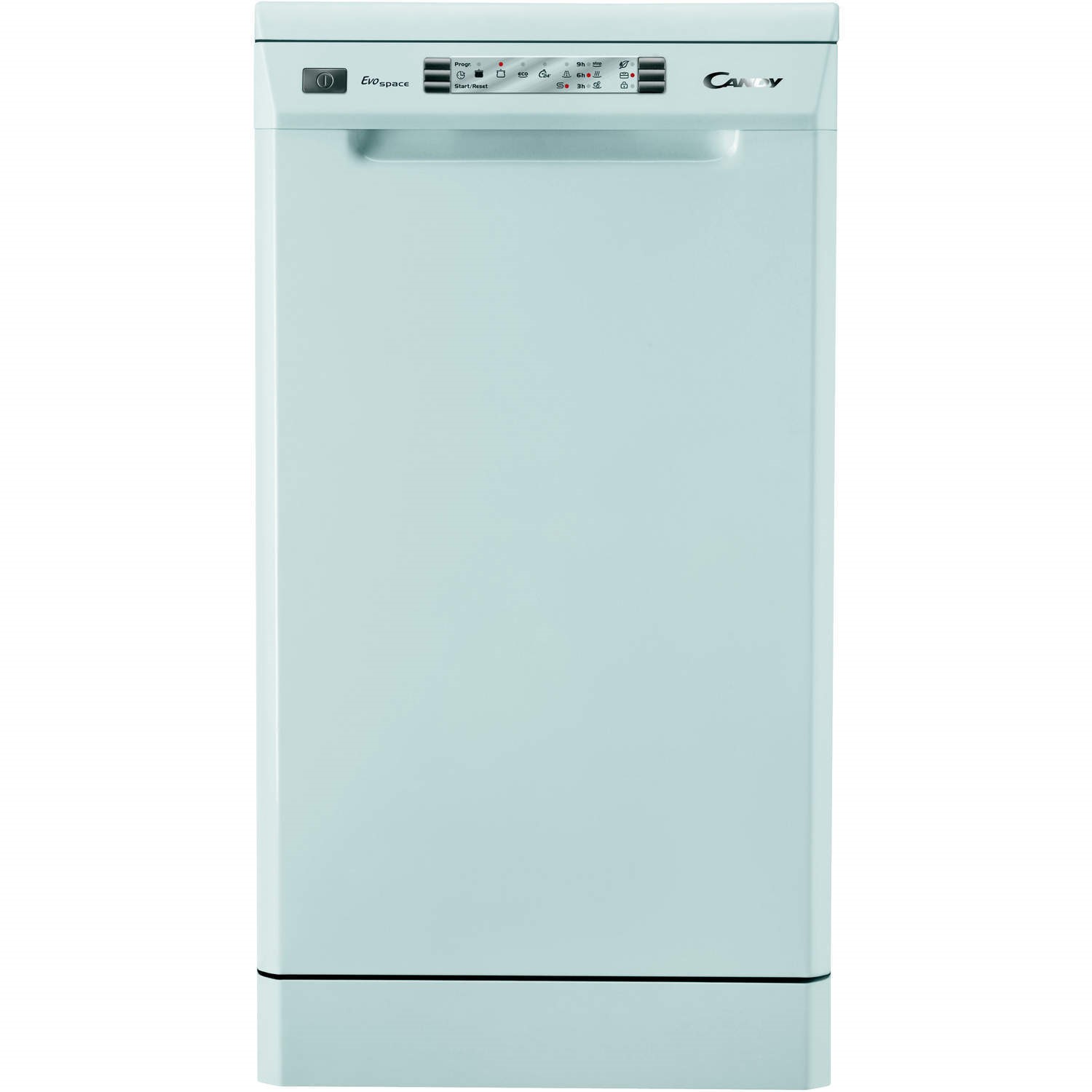 Candy CDP461080 10 Place Slimline Freestanding Dishwasher In Moonlight