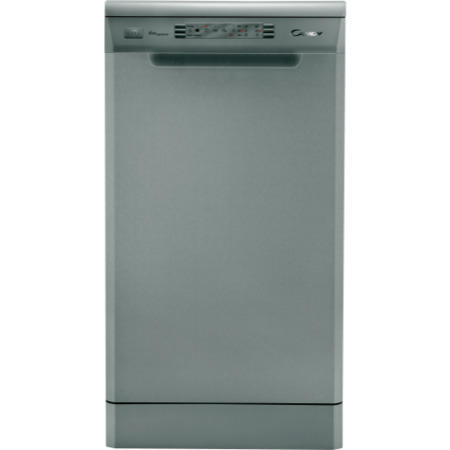 Candy CDP4610S-80 10 Place Slimline Freestanding Dishwasher In Moonlight Silver