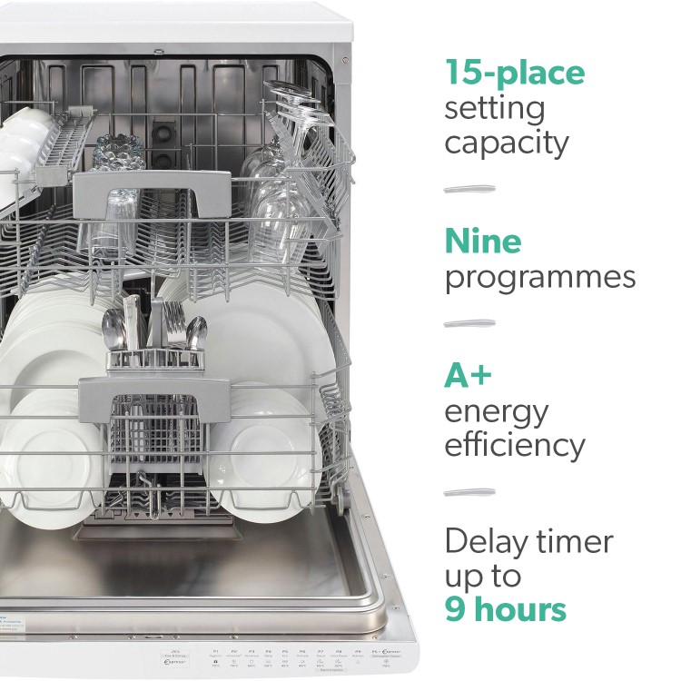 Candy CDPE6350-80 Freestanding Dishwasher - White