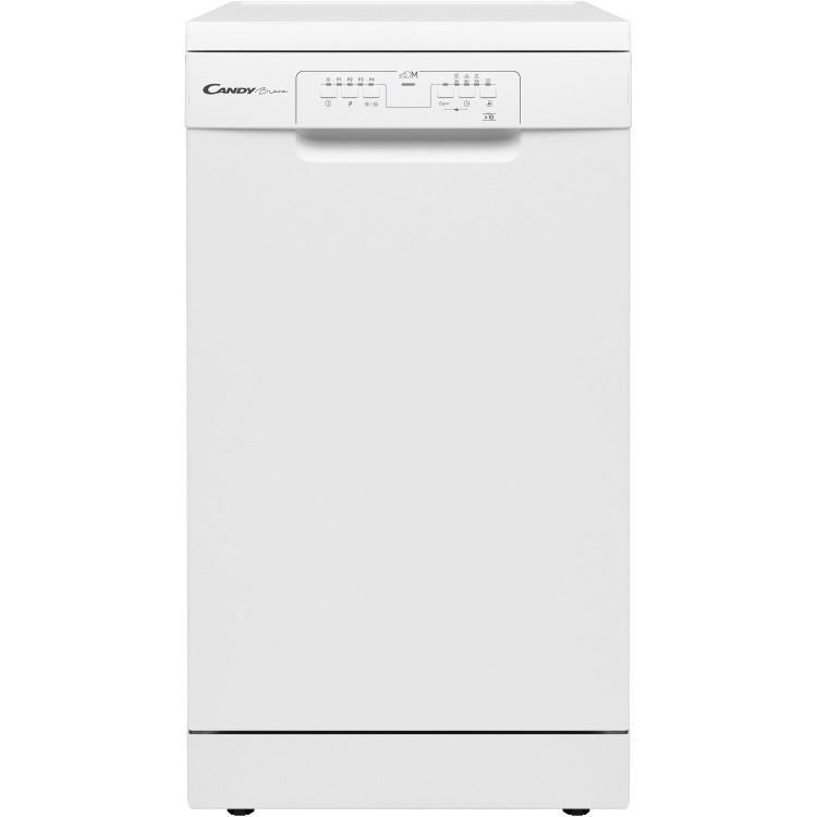 Refurbished Candy Brava CDPH2L1049W-80 10 Place Freestanding Slimline Dishwasher White