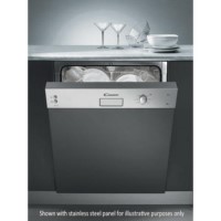 Candy CDS420W-S 12 Place Semi-integrated Dishwasher - White Panel