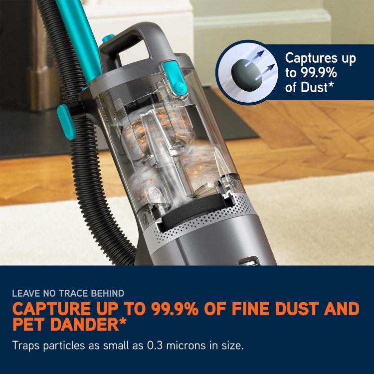 Vax CDUP-LORP LiftOut Reach Pet Upright Vacuum Cleaner – Powerful Pet Hair Vacuum for Carpets Stairs & Hard Floors