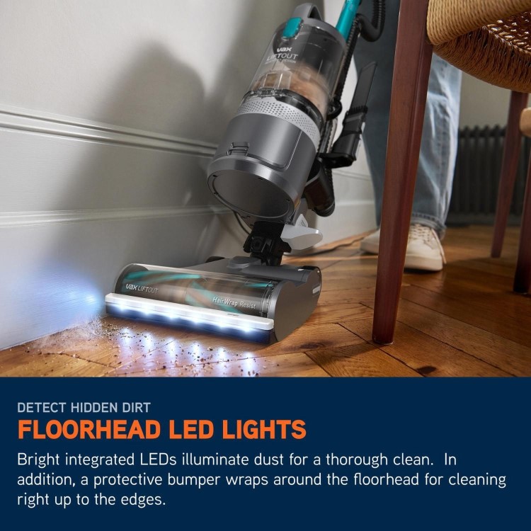 Vax CDUP-LORP LiftOut Reach Pet Upright Vacuum Cleaner – Powerful Pet Hair Vacuum for Carpets Stairs & Hard Floors