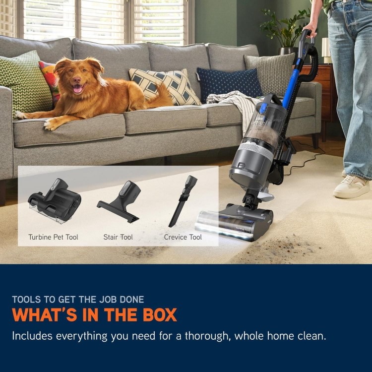 Vax CDUP-LOXR Upright Vacuum Cleaner – Powerful Multi-Cyclonic Bagless Vacuum for Carpets & Hard Floors