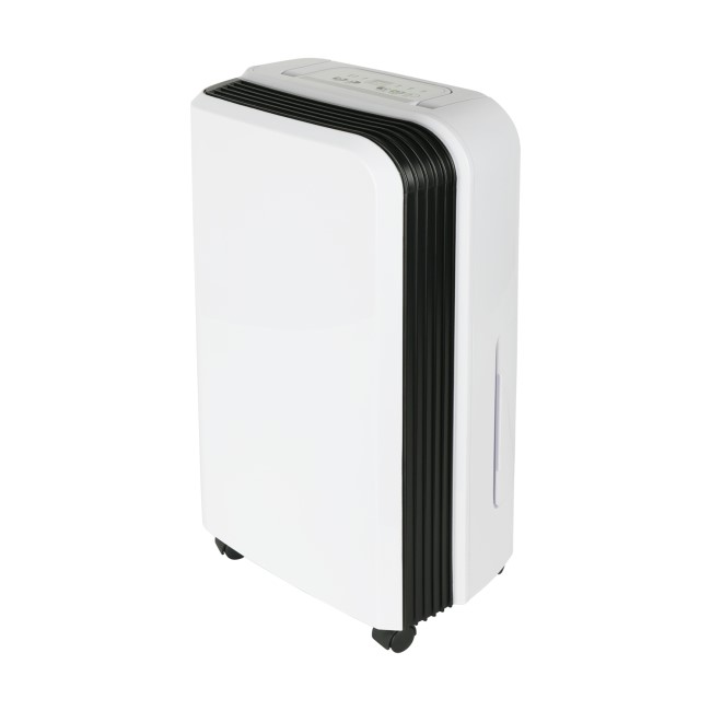 GRADE A1 - electriQ 12L Slim premium Anti-bacterial Wall-mountable Dehumidifier-up to 3 Bed House