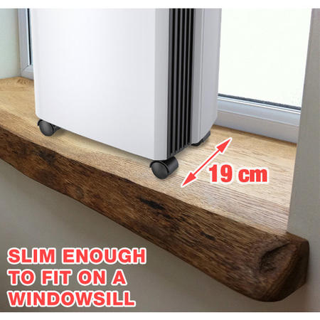 GRADE A1 - ElectiQ 12L Slim premium Anti-bacterial Wall-mountable Dehumidifier -up to 3 Bed House