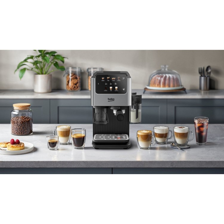 Beko CaffeExperto Espresso Coffee Machine CED7524X – Silver