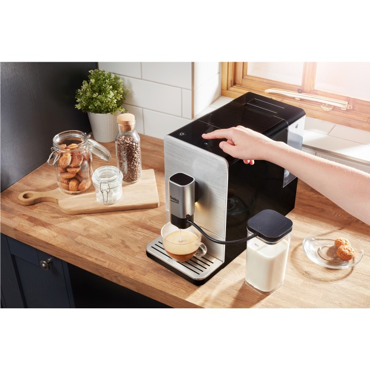 Beko CEG5331X Freestanding Bean-to-cup Coffee Machine - Stainless Steel