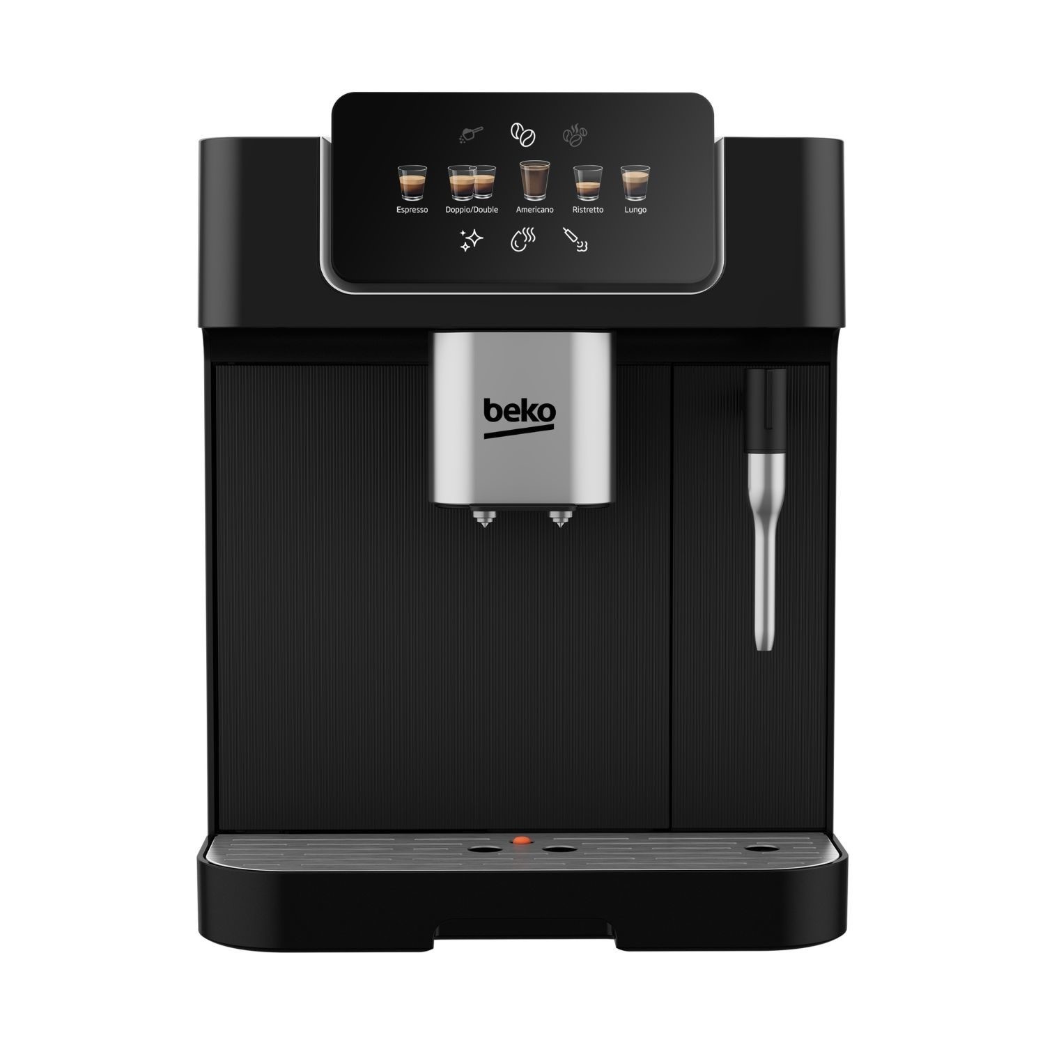 Beko Black Caffeexperto Automatic Bean To Cup Coffee Machine With Milk Frother - Size 40