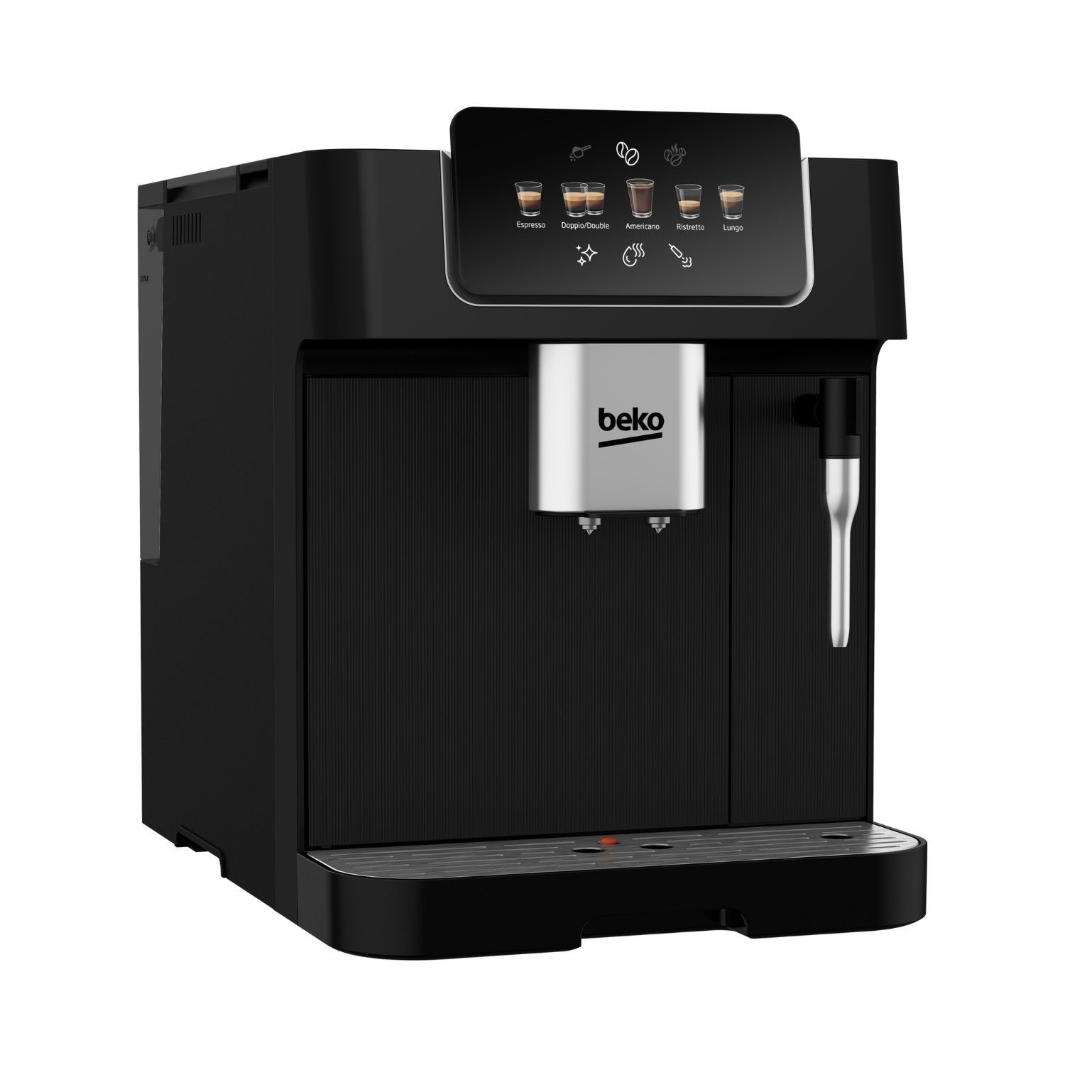 Beko CEG7302B CaffeExperto Bean-to-Cup Coffee Machine Black Milk Frother & Touch Display Beko CEG7302B CaffeExperto Bean-to-Cup Coffee Machine Black Milk Frother & Touch Display