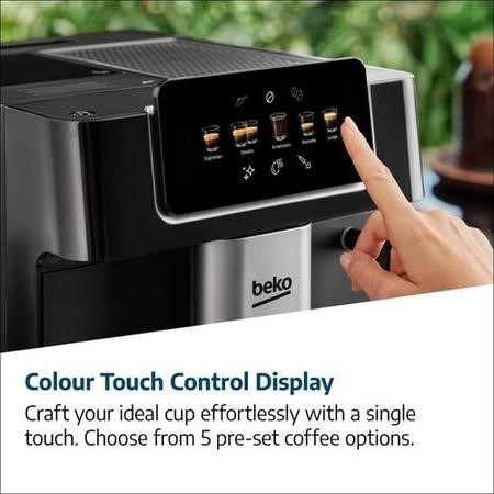 Macchina Caffè Automatica Beko CEG7302B - 19 Bar Con Cappuccinatore Integrato, Pannello Touch LED, Nera - Foto 12