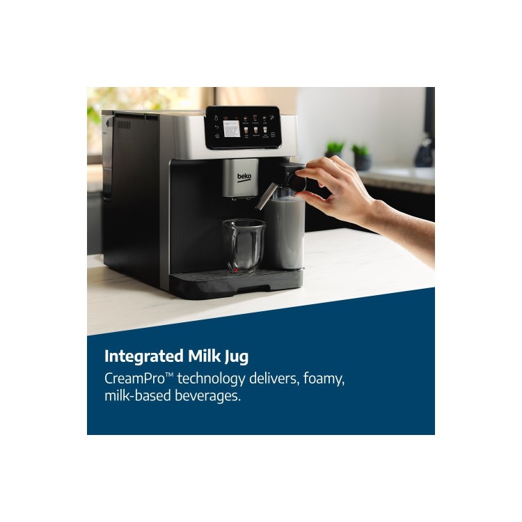 Beko Bean-to-Cup Freestanding Coffee Machine - Stainless Steel