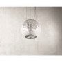 Elica CELESTIAL Designer 470mm Ceiling Mounted Island Cooker Hood Glass and Stainless Steel