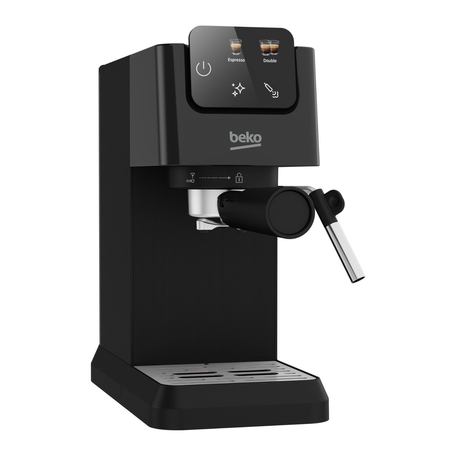 Beko CEP5302B CaffeExperto Bean-to-Cup Coffee Machine Black Milk Frother & Touch Display Beko CEP5302B CaffeExperto Bean-to-Cup Coffee Machine Black Milk Frother & Touch Display